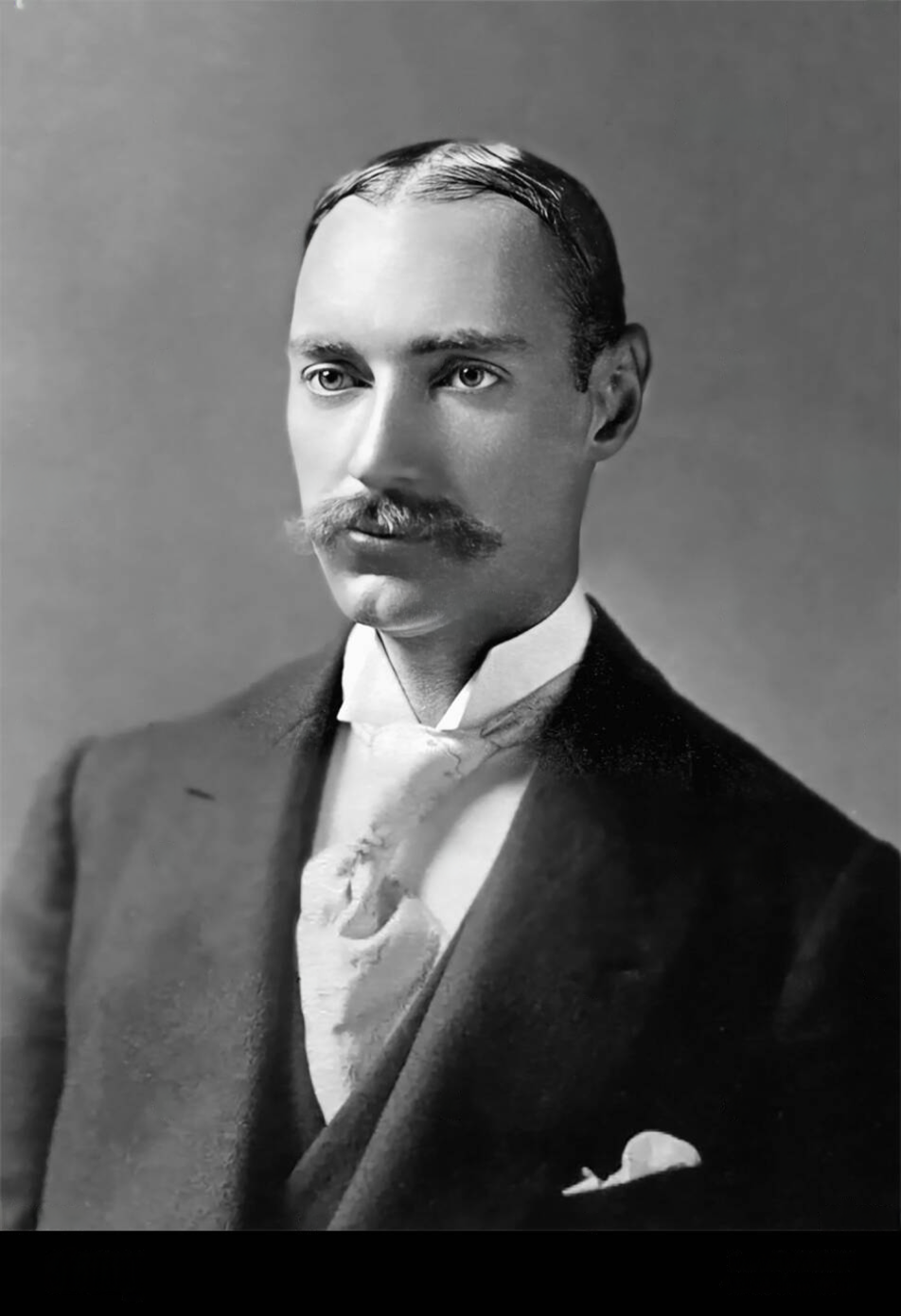 Retrato de John Jacob Astor IV, passageiro mais rico do Titanic