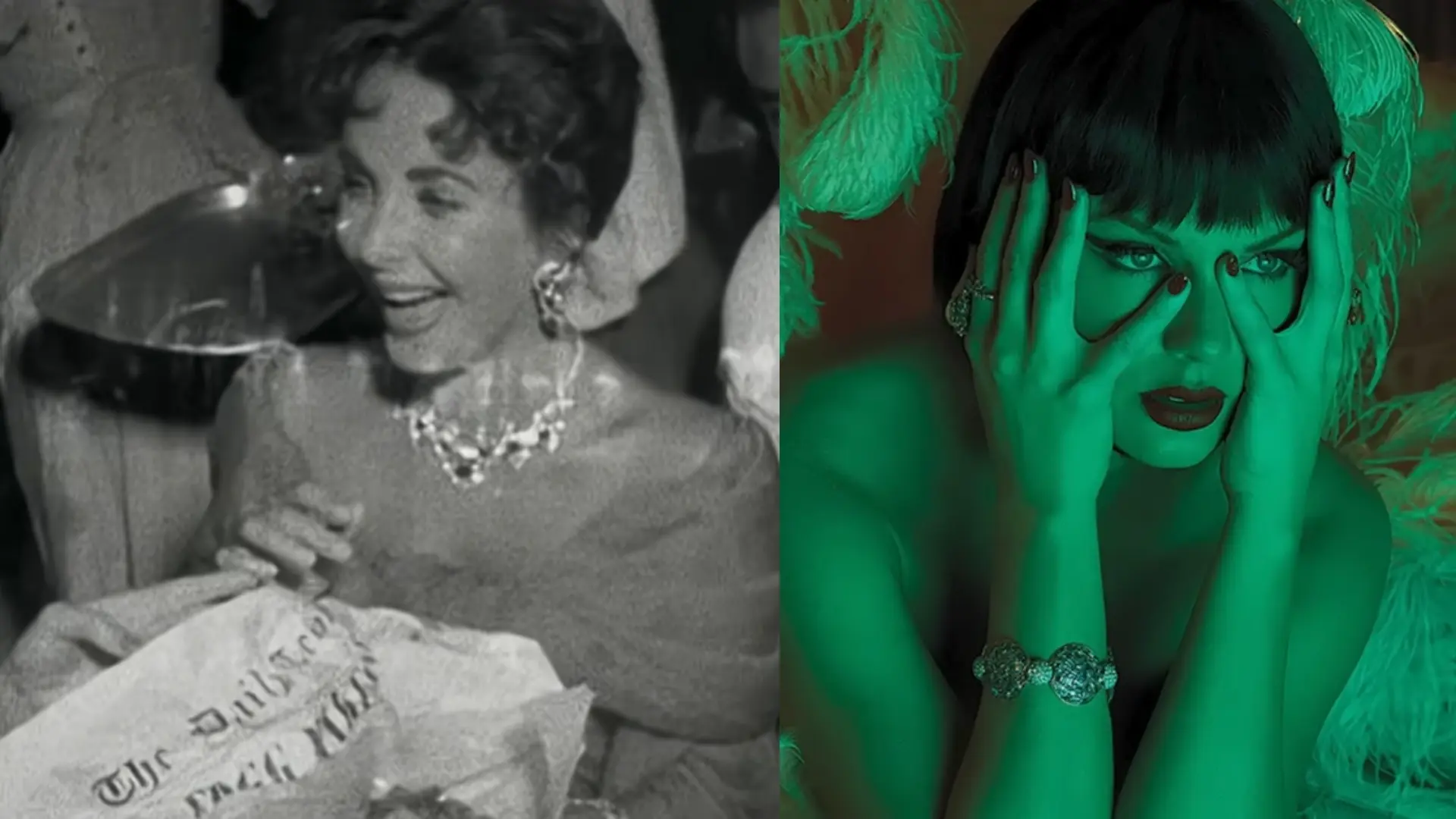 Imagem de divulgação do clipe Elizabeth Taylor